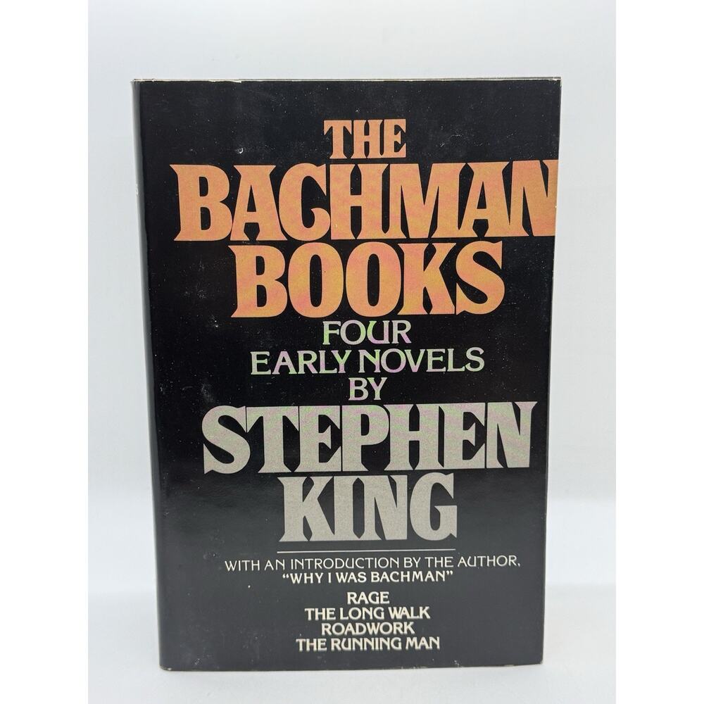 The Bachman Books Stephen King HC DJ 1985 BCE Rage Long Walk Run Man
